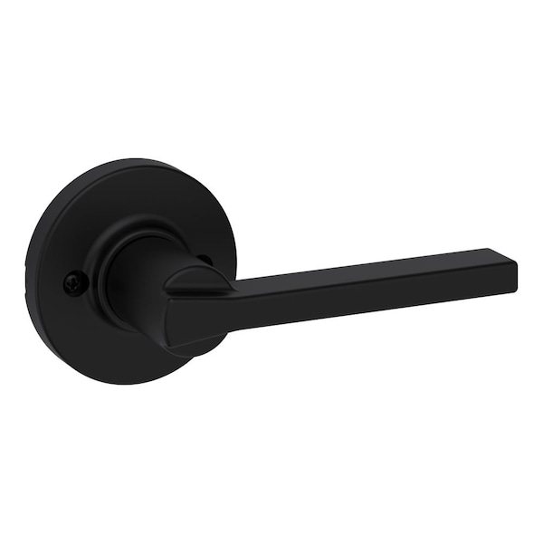 Casey Lever Half Dummy with Round Rose Matte Black Finish