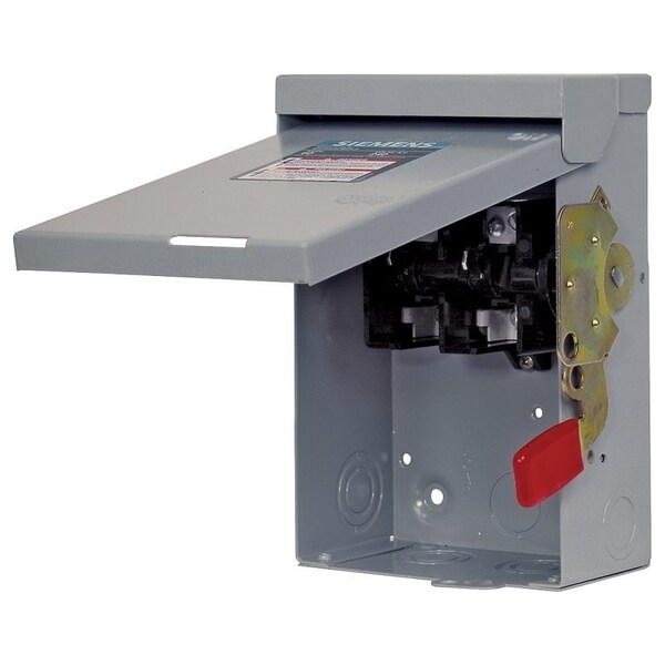 Siemens LNF222RU Lever, Non-Fusible Safety Switch, 240 V, 60 A, 2-Pole