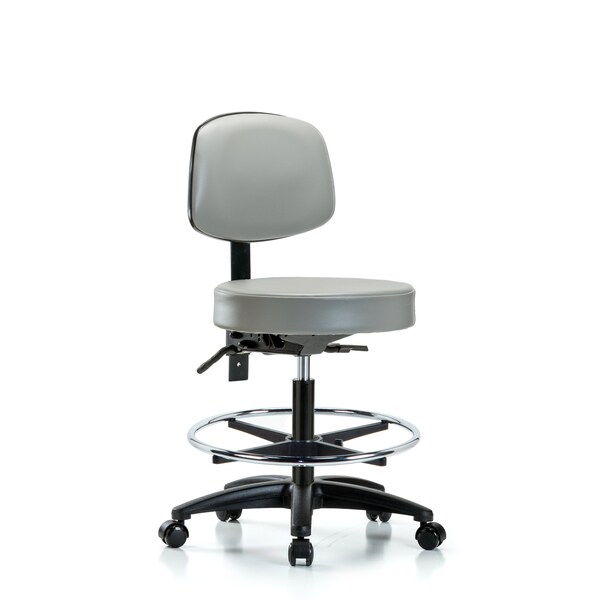 BenchStool, Med, Vin, Bk, Tilt, CF, Cast, Dov