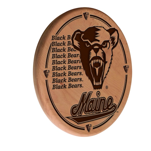 University of Maine 13" Laser Engraved Solid Wood Sign