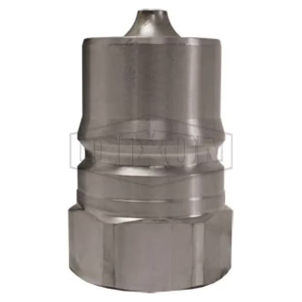 DQC HS Interchange Steam Female Plug, 1/2-14 Nominal, Female NPTF, Steel