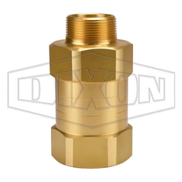 Safety Check Valve, 1-1/2 in, FNPT, Brass Body