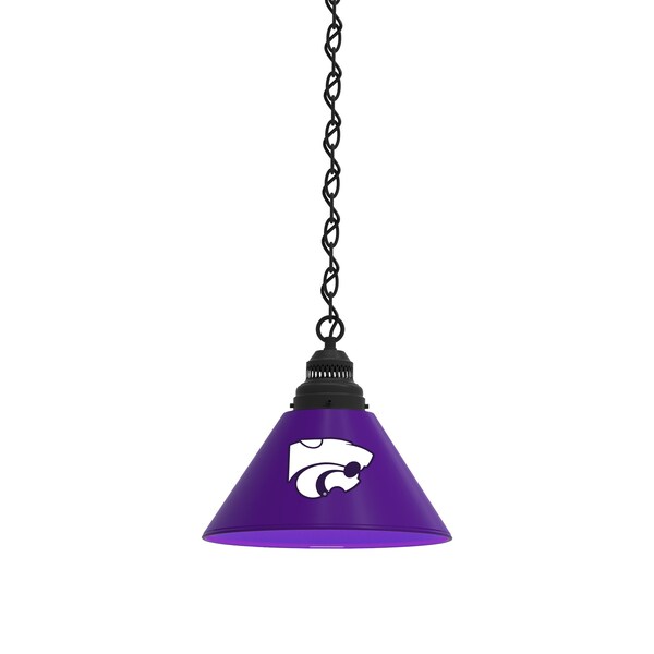 Kansas State Pendant Light, Black Fixture