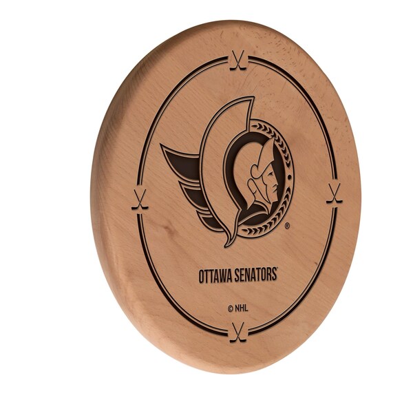 Ottawa Senators 13" Laser Engraved Solid Wood Sign