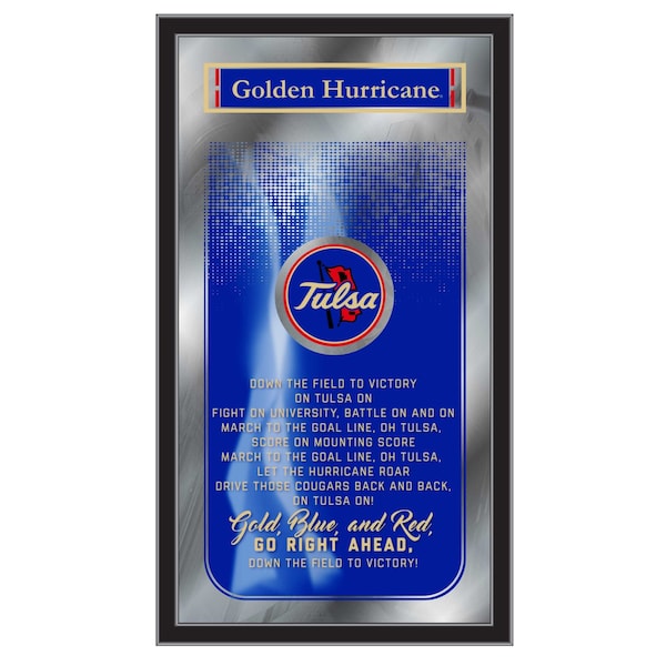 Tulsa 26" x 15" Fight Song Mirror
