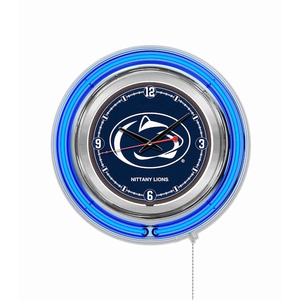 Pennsylvania State University Double Neon 15" Clock (Penn State)