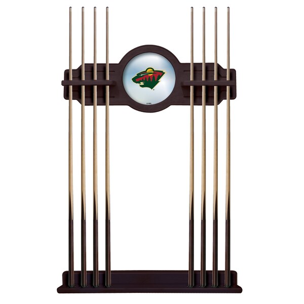 Minnesota Wild Cue Rack in English Tudor Finish