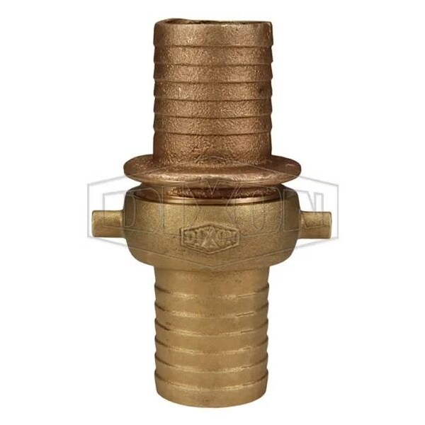 King Short Shank Suction Coupling, 2-1/2 in Nominal, NST End Style, Domestic