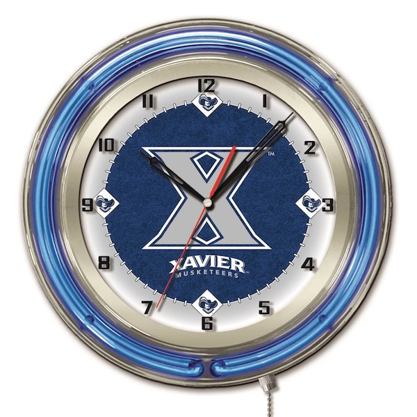 Xavier Double Neon 19" Clock