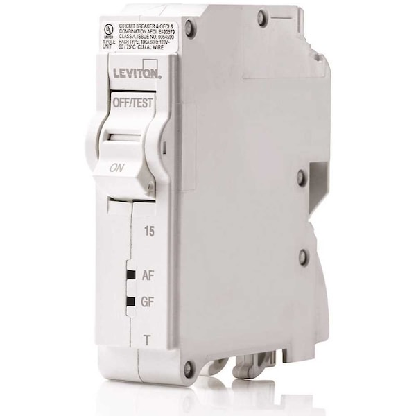 Circuit Breaker, 15A, 1 Pole, 120V AC