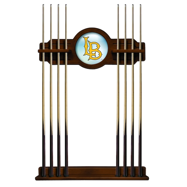 Long Beach State University Cue Rack in Chardonnay Finish