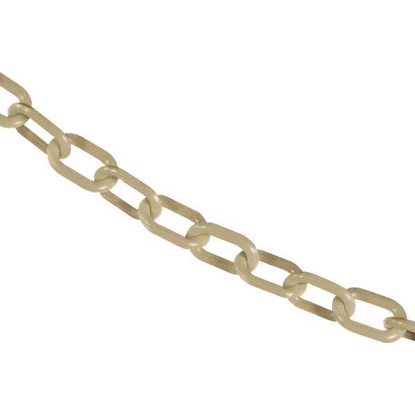1" x 50' Army Tan Plastic Safety Chain