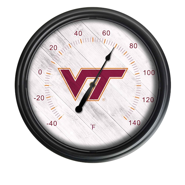 Virginia Tech University Indoor/Outdoor LED Thermometer