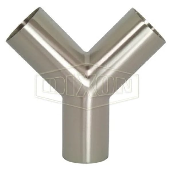 Weld True Wye, 2 in, 316L SS, Domestic