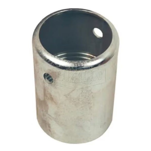 Holedall Long External Swage Ferrule, 1-1/2 ID x 2-1/64 to 2-8/64 OD in Nominal, Carbon Steel, Hose