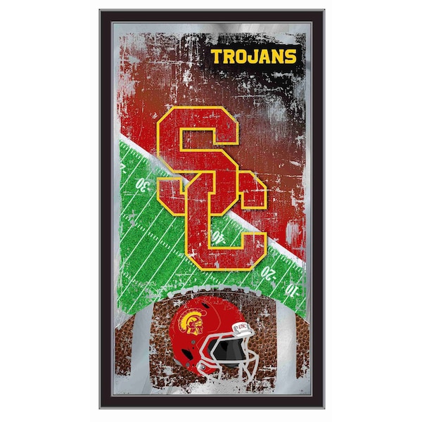 USC Trojans 15" x 26" Football Mirror