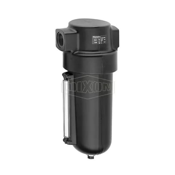 Jumbo Compressed Airline Filter with Automatic Drain and Pyrex Sight Glass, 3/4 in Port, 325 SCFM, 4