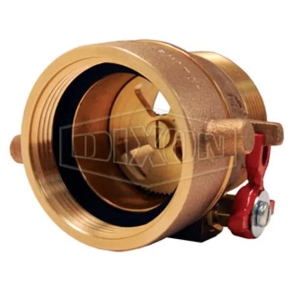 Adjustable Pressure Restricting Device, 2-1/2 in, Male NST NH x Female NST NH, Brass, Domestic