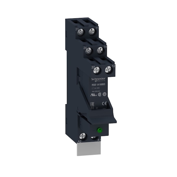 Socket, Plug-In Relay, 16 A, Screw