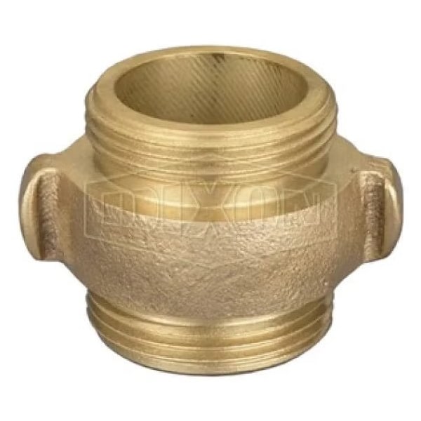 The Right Connection Double Rocker Lug Adapter, 1-1/2 in, MNST x MNPSH, Cast Brass, Domestic