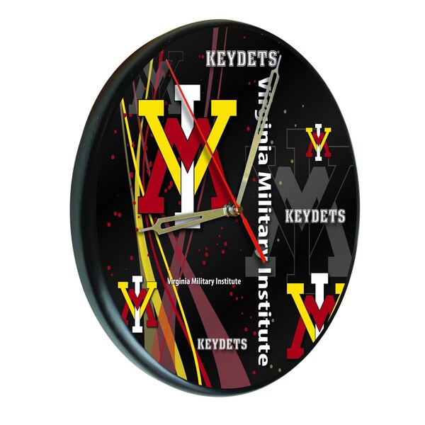 Virginia Military Institute 13" Solid Wood Clock