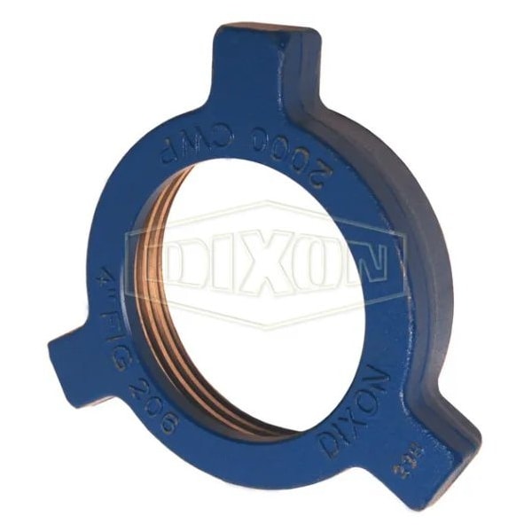 FIG 206 1 pc Wing Hammer Union Nut, Female ACME Thread, 3 in Thread, 1-15/16 in H, Forged Steel