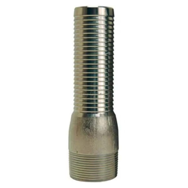 Super King Long Shank Coupling, 4 in Nominal, MNPT End Style, 5-1/2 in L, Domestic