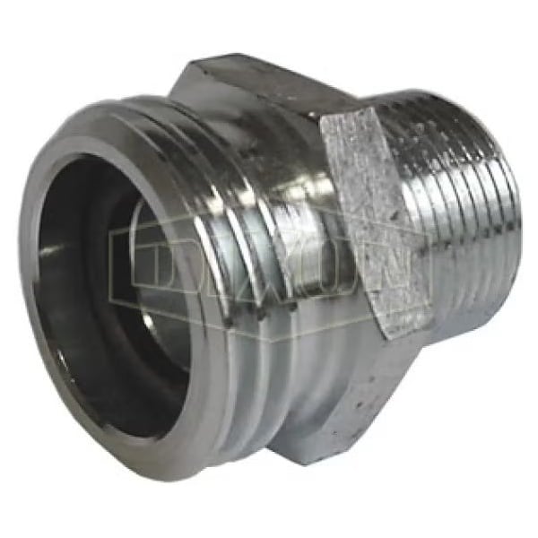 Adapter, 2-1/4 x 1-1/4 in, Male ACME x MNPT, Steel, Domestic