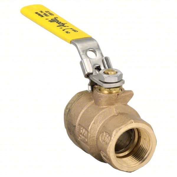 3/8" FNPT Bronze Ball Valve Inline