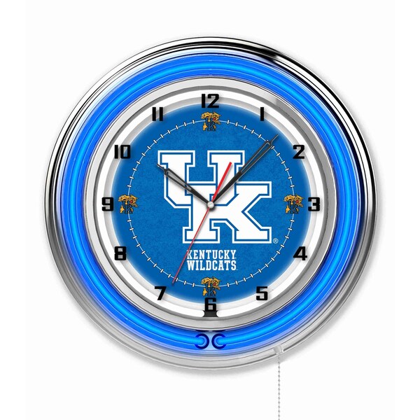 University of Kentucky Double Neon 19" Clock (UK)