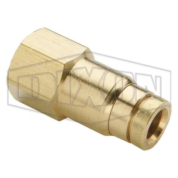 Legris by  Push-In Connector, 3/8 x 3/8 in Nominal, FNPT x Tube, 250 psi Pressure, Brass, Domestic