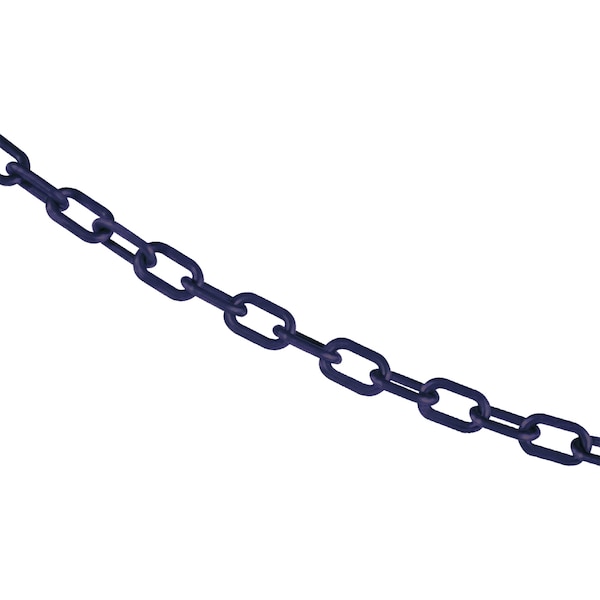 3/4" x 50' Cobalt Blue Plastic Safety Chain