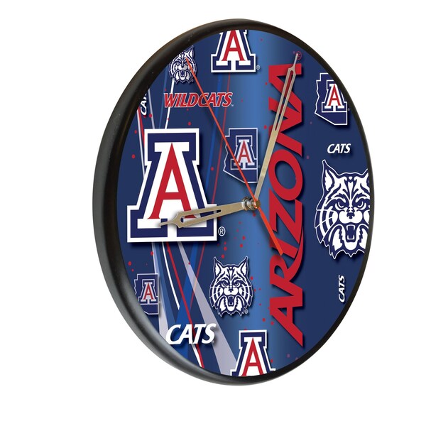 University of Arizona 13" Solid Wood Clock