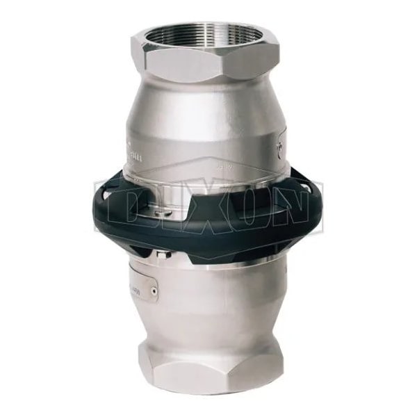 Mann-Tek by  Industrial Dry Disconnect Safety Breakaway Coupler, Quick Disconnect Coupler x FNPT End