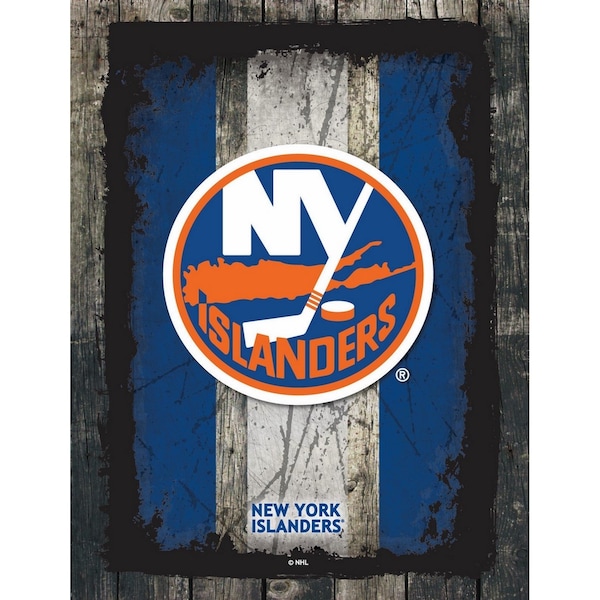 New York Islanders 24" x 32" Canvas Wall Art