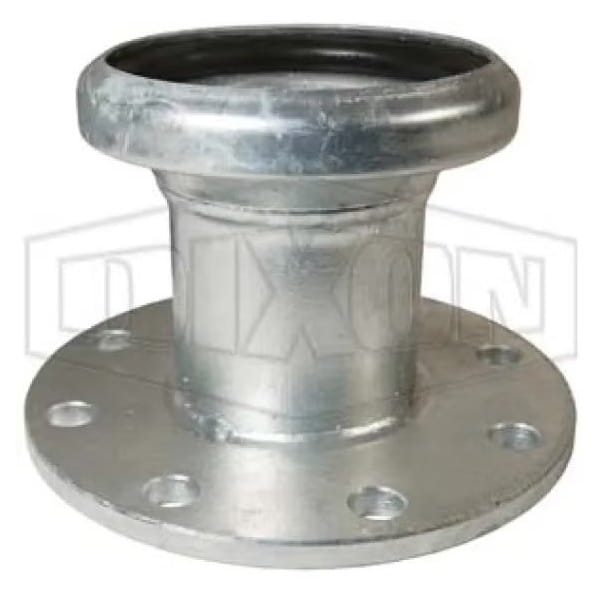 Type B Industrial Female Quick Connect Coupler, Coupling, 12 in, Quick Connect Coupler x Flange, Ste