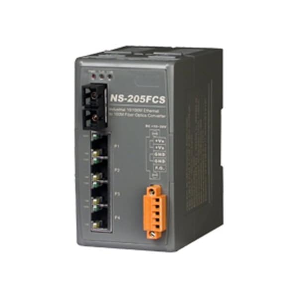 Unmanaged4portIndustrial10/100Base-T(X)w/100Base-FXFiber, NS205FCS