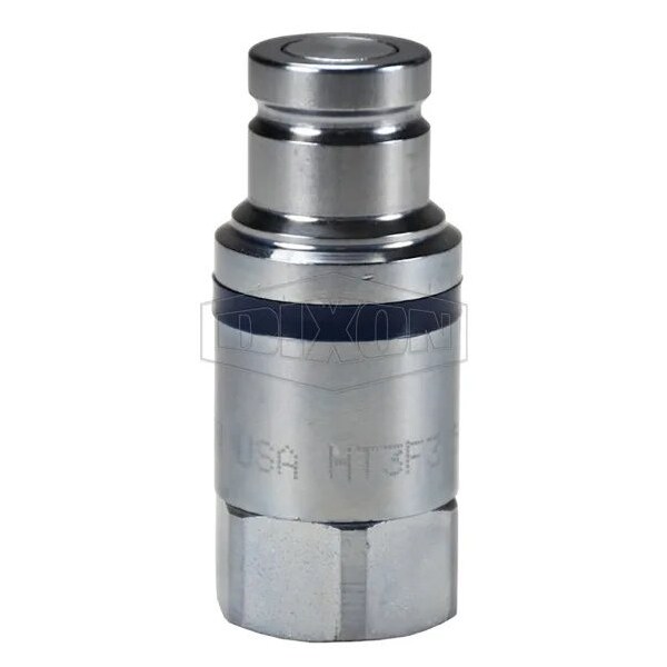 DQC HT Flushface Female Plug, 1-11 Nominal, Female BSPP, Steel