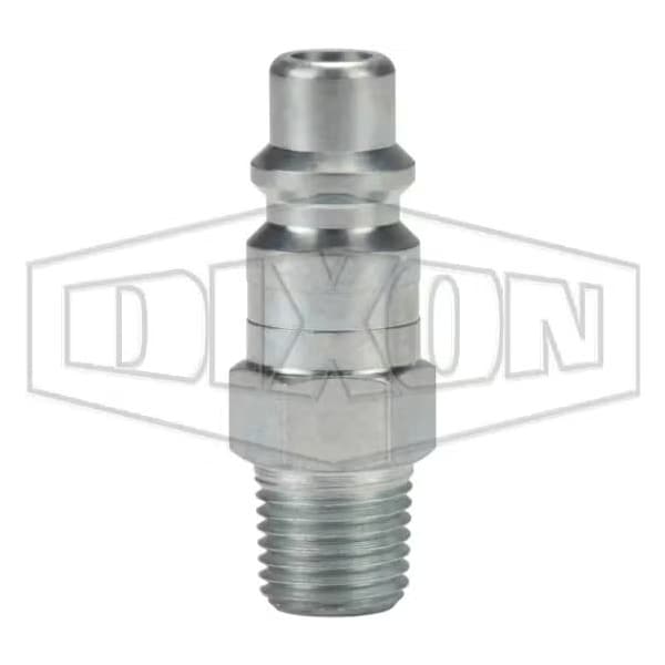 Air Chief Industrial Quick Connect Plug, 1-11 x 1/2 in Nominal, Quick Disconnect Plug x Male NPTF, 3