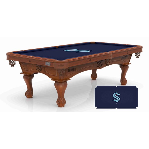 Seattle Kraken 8' Pool Table