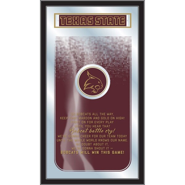 Texas State 26" x 15" Fight Song Mirror
