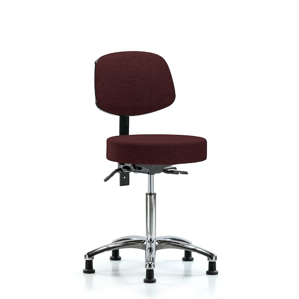 Ben Stool, Med, Fab, Bk Chrom, Tilt, Gld, Bur