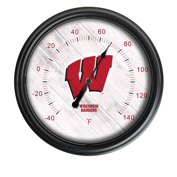 University of Wisconsin (W) Indoor/Outdoor LED Thermometer