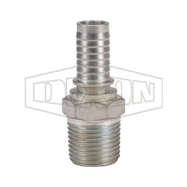 Rigid True ID Hose-to-Pipe Fitting, Adapter, 1/2 in, MNPT, Carbon Steel