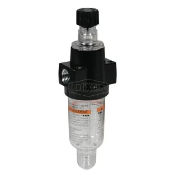 Wilkerson by EconOmist Miniature Lubricator, 1/8 in Port, 20 SCFM Flow Rate, 150 psi Pressure, Polyc