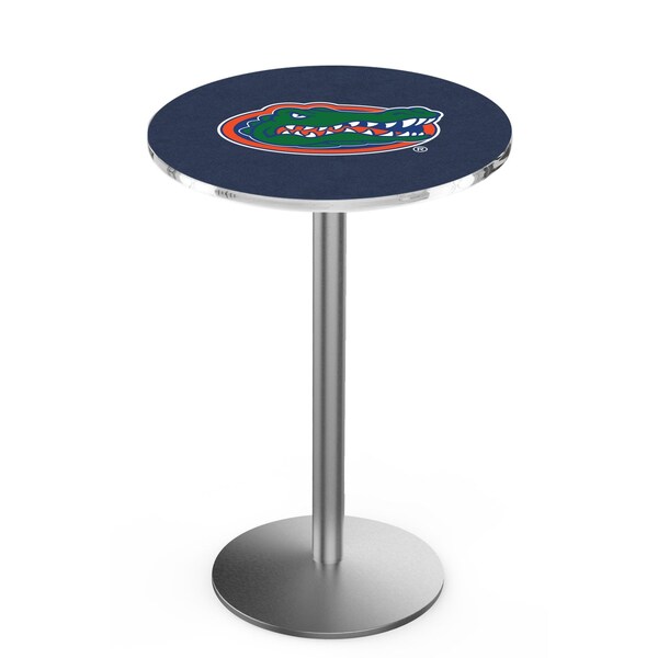 42" Stainless Steel Florida Pub Table, 36" dia. Top