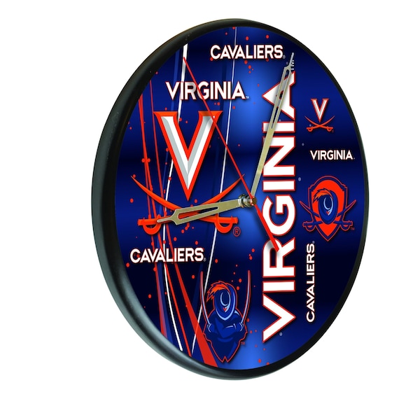 University of Virginia 13" Solid Wood Clock
