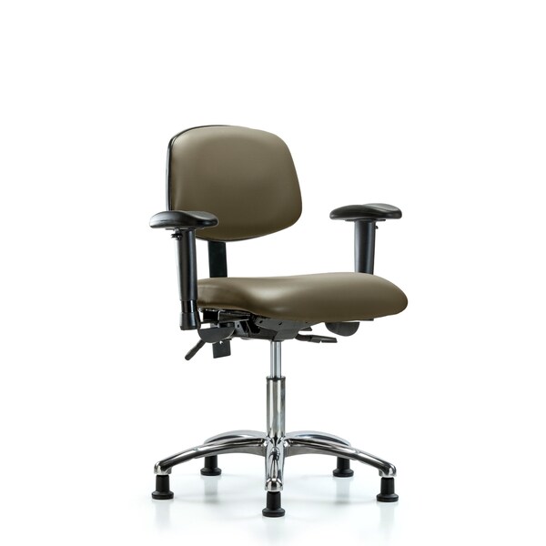 Vinyl Chair, Vinyl, Adjustable Arms