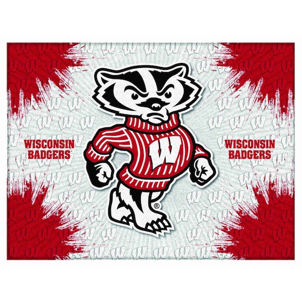 University of Wisconsin (Badger) Logo 15"x20" Canvas Wall Art