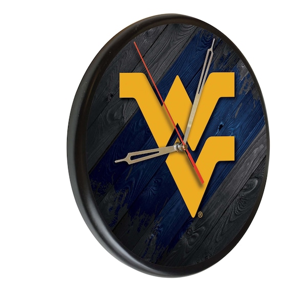 West Virginia University 13" Solid Wood Clock